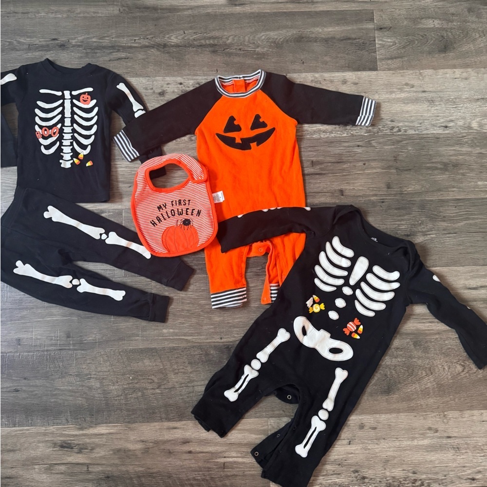 Kids Halloween outfits size 3-6 mos and 18 mos